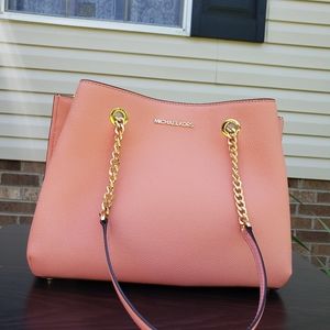 Michael kors large long drop teagan satchel